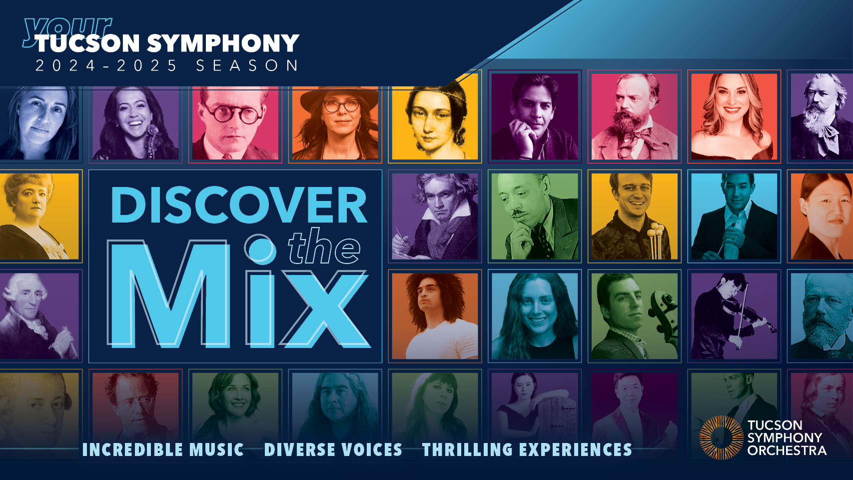 Announcing the 2024-2025 Tucson Symphony Orchestra Season: Discover the Mix